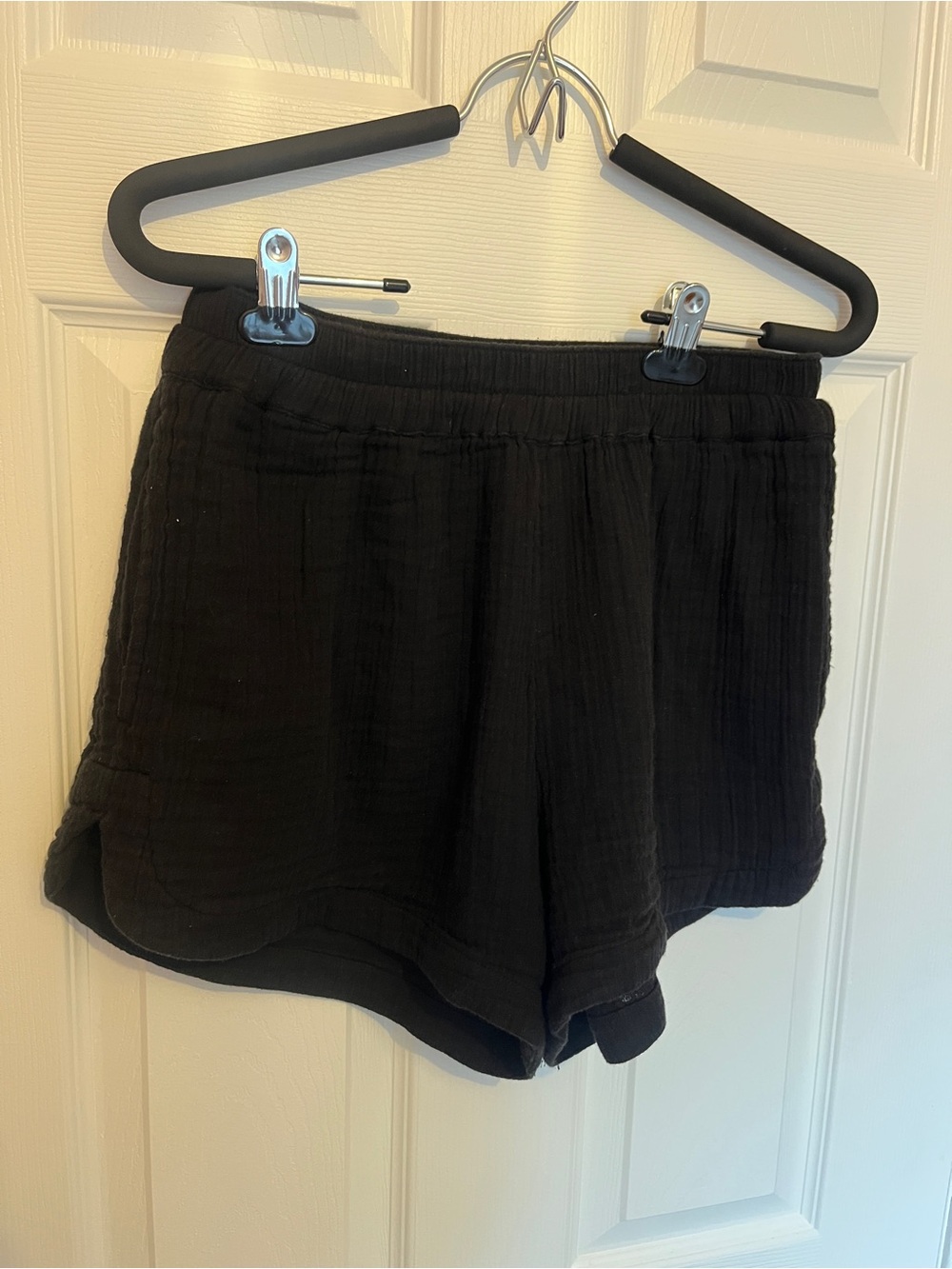 Rip Curl Black Lightweight Gauze Athletic Shorts